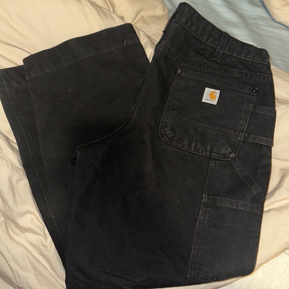 Brand new carhartt women’s relaxed fit Kane Dungaree pants size 12 short